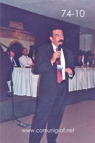 Foto 74-10 - Dr. Agustín Celorio V. en el Encuentro Nacional de Negocios Gráficos (Pymes) realizado del 22 al 24 de Septiembre 2005 en el Hotel La Nueva Estancia de la ciudad de León, Gto. México.