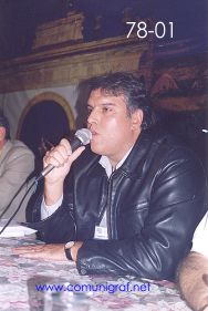 Foto 78-01 - Juan C. Abotiz L. en el Encuentro Nacional de Negocios Gráficos (Pymes) realizado del 22 al 24 de Septiembre 2005 en el Hotel La Nueva Estancia de la ciudad de León, Gto. México.