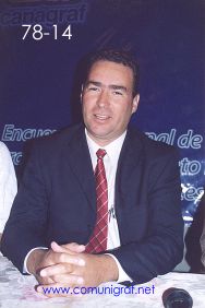 Foto 78-14 - Héctor Peña en el Encuentro Nacional de Negocios Gráficos (Pymes) realizado del 22 al 24 de Septiembre 2005 en el Hotel La Nueva Estancia de la ciudad de León, Gto. México.