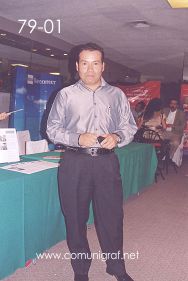 Foto 79-01 - Humberto Mata Sánchez de Imprenta Grafos de León Gto. en el Encuentro Nacional de Negocios Gráficos (Pymes) realizado del 22 al 24 de Septiembre 2005 en el Hotel La Nueva Estancia de la ciudad de León, Gto. México.