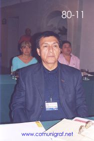 Foto 80-11 - Fernando J. Ramos Corona de SunChemical en el Encuentro Nacional de Negocios Gráficos (Pymes) realizado del 22 al 24 de Septiembre 2005 en el Hotel La Nueva Estancia de la ciudad de León, Gto. México.