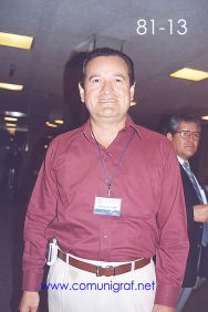 Foto 81-13 - José Javier Rosas Rivera en el Encuentro Nacional de Negocios Gráficos (Pymes) realizado del 22 al 24 de Septiembre 2005 en el Hotel La Nueva Estancia de la ciudad de León, Gto. México.