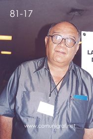 Foto 81-17 - Don Manuel Hurtado Monroy en el Encuentro Nacional de Negocios Gráficos (Pymes) realizado del 22 al 24 de Septiembre 2005 en el Hotel La Nueva Estancia de la ciudad de León, Gto. México.