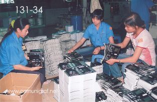 Foto 131-34 - Revisando y empaquetando catálogos impresos en la planta de Shanghai Xinya Printing Co Ltd de Wenzhou, Shanghai China - 13-Junio-2006