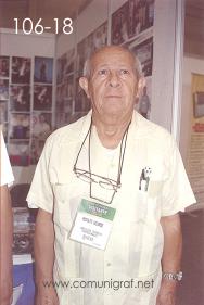 Foto 106-18 - Don Rodolfo Velarde en la Expo Mexigrafika 2006 realizada del 25 al 27 de Mayo 2006 en el Centro de Exposiciones Cintermex de la ciudad de Monterrey, N.L. México.