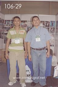 Foto 106-29 - Raúl García y Rubén Eduardo Rodríguez en la Expo Mexigrafika 2006 realizada del 25 al 27 de Mayo 2006 en el Centro de Exposiciones Cintermex de la ciudad de Monterrey, N.L. México.