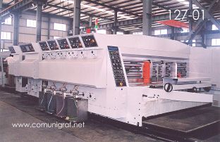 Foto 127-01 - Máquina de impresión SRPACK casi terminada en la empresa Shanghai DinLong Machinery Co. Ltd de Shanghai, China - 13-Junio-2006
