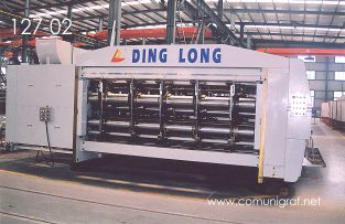 Foto 127-02 - Máquina de impresión SRPACK casi lista en la empresa Shanghai DinLong Machinery Co. Ltd de Shanghai, China - 13-Junio-2006
