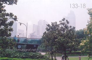 Foto 133-18 - Vista parcial del Parque Xujiahui (xujiahui park) de Shanghai China - 16-Junio-2006